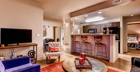 Lounge of The Legend Flats Apartments